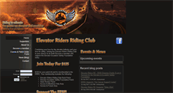 Desktop Screenshot of elevatorriders.com